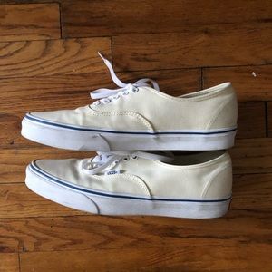 Men’s VANS sneakers cream/white 11.5